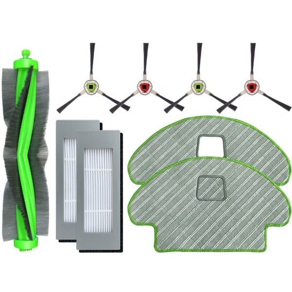 onderhoudsset robotstofzuiger - 9 stuks - geschikt voor iRobot Roomba Combo 113 - Onderhoudsset alternatief voor 4719025 - voor robotstofzuiger met dweilfunctie