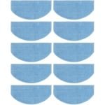 10 Stuks Vervangende Mopdoeken voor Robotstofzuigers van Ultrafijne Microvezel, Geschikt voor Diverse Modellen, Ideaal voor Effectieve Reiniging en Onderhoud