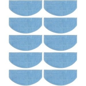 10 Stuks Vervangende Mopdoeken voor Robotstofzuigers van Ultrafijne Microvezel, Geschikt voor Diverse Modellen, Ideaal voor Effectieve Reiniging en Onderhoud