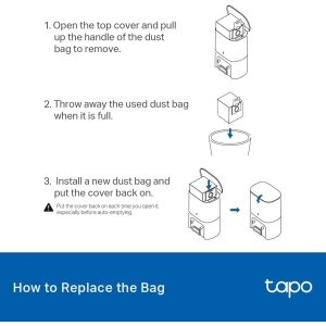 5-Pack Zware Stofzakken voor Robotstofzuiger met Hoge Capaciteit en Efficiënte Filtratie