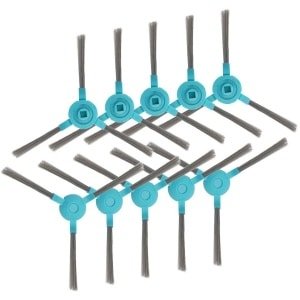 Allecto - 10 Stuks Zijborstels en HEPA Filter voor Conga 1290/1390 Robotstofzuiger