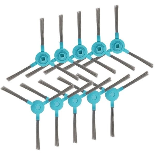 Allecto - 10 Stuks Zijborstels en HEPA Filter voor Conga 1290/1390 Robotstofzuiger
