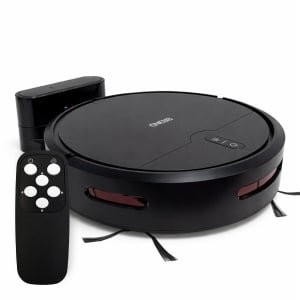 Compacte Robotstofzuiger met Veeg- en Zuigfunctie - 80 Minuten Werktijd - Automatisch Opladen - Afstandsbediening - BREND BR-2251