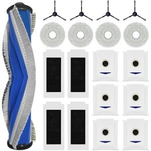 Cosensi - Accessoire Set - Robotstofzuiger Accessoires - Compleet - Schoonmaak Gereedschap - Filters en borstels - Geschikt voor Ecovacs Deebot T30...