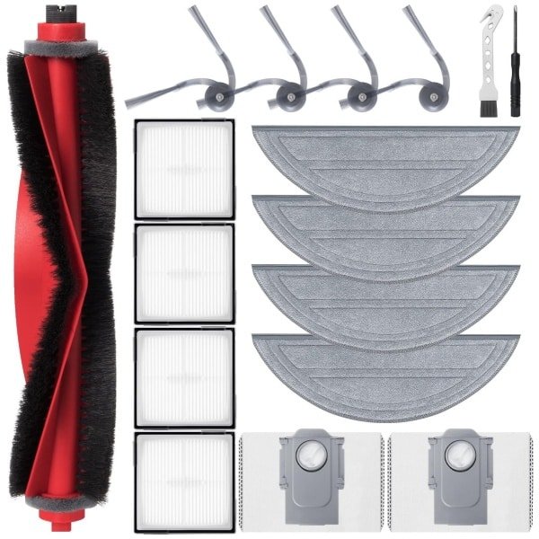 Cosensi - Accessoire set - Robotstofzuiger onderdelen - Hoogwaardige kwaliteit - Geschikt voor Roborock Q10 S5/S5+ - Inclusief borstels en filters ...