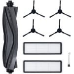 Cosensi - Accessoire set robotstofzuiger - filters en zijborstels - Voor Dreame Mova S10 - Rubber borstel voor optimale reiniging - Geschikt v...