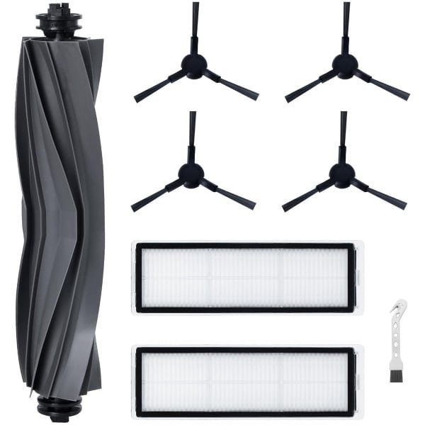 Cosensi - Accessoire set robotstofzuiger - filters en zijborstels - Voor Dreame Mova S10 - Rubber borstel voor optimale reiniging - Geschikt v...