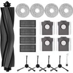 Cosensi - Accessoire set voor robotstofzuiger - filters - Rubber borstel - Geschikt voor verschillende oppervlakken - Inclusief moppen en zakken