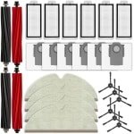 Cosensi - Robotstofzuiger Accessoires - Vervangonderdelen set - 26 stuks - Voor Roborock Q5 Pro/Q8 Max - Inclusief borstels en filters
