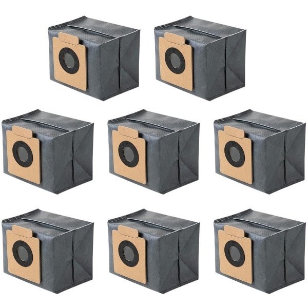 Cosensi - Stofzakken - Vervangende stofzakken - Grote capaciteit - Lichtgrijs - Accessoires voor robotstofzuiger - Geschikt voor Eufy Clean X8 Pro/...