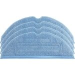 Dweildoekjes Set - Moppads Vervanging - Robotstofzuiger Onderhoud - Niet-vergieten Vezel - 4 stuks - Grijs