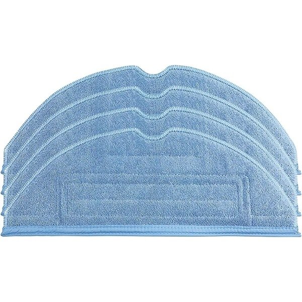 Dweildoekjes Set - Moppads Vervanging - Robotstofzuiger Onderhoud - Niet-vergieten Vezel - 4 stuks - Grijs