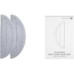 Hoofdmop - Stofzuigermop - Robotstofzuiger onderhoud - Origineel onderdeel - 2 stuks - Grijs