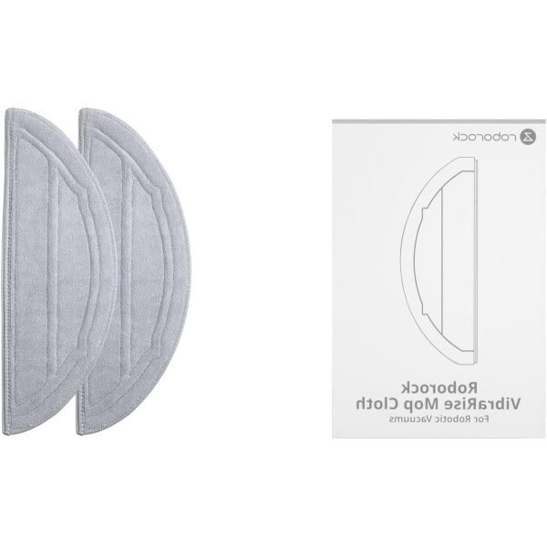 Hoofdmop - Stofzuigermop - Robotstofzuiger onderhoud - Origineel onderdeel - 2 stuks - Grijs