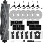 Reserveonderdelen voor Robotstofzuiger - Complete Accessoireset - Inclusief 1 Hoofdborstel, 6 Stofzakken, 6 Dweildoeken, 4 HEPA-filters, 6 Zijborstels