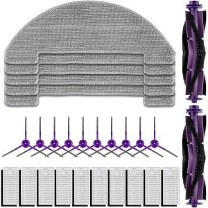 Robotstofzuiger Onderdelen - Accessoireset Stofzuiger - Stofzuiger Onderhoud - 27 Delige Set - 21 Onderdelen - Grijs