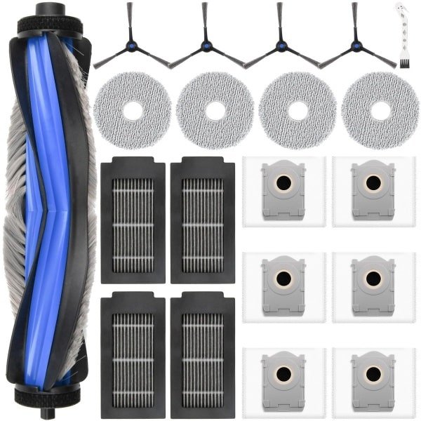Store_9 - Accessoireset Robotstofzuiger - 20-delige set - Hoofdborstel en filters - Voor Ecovacs Deebot T50 Omni - Kunststof - Inclusief reinigings...