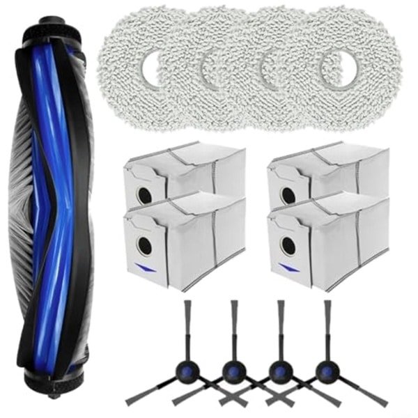 Vervangende Onderdelen voor Robotstofzuiger - Hoofdborstel, Zijborstels, Dweildoeken en Stofzakken