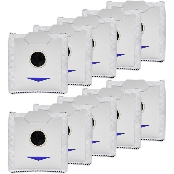 Vervangende Stofzakken voor Robotstofzuiger - Geschikt voor Ecovacs DEEBOT N30 - 10 Stuks, Accessoires voor Efficiënte Stofzuiging en Onderhoud