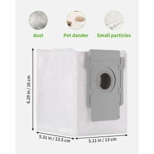 Vervangende Stofzakken voor Robotstofzuigers - 12 Stuks Geschikt voor Diverse Modellen