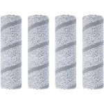 Wasbare Moprollers - Reinigingsrollers - Robotstofzuiger Onderhoud - Hoge Dichtheid Nylon - 4 stuks - Grijs